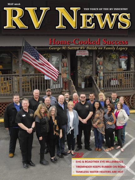 RV News Magazine May 2016 Front Cover