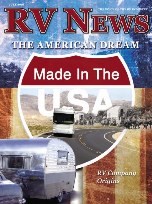 RV News Magazine July 2016 Front Cover