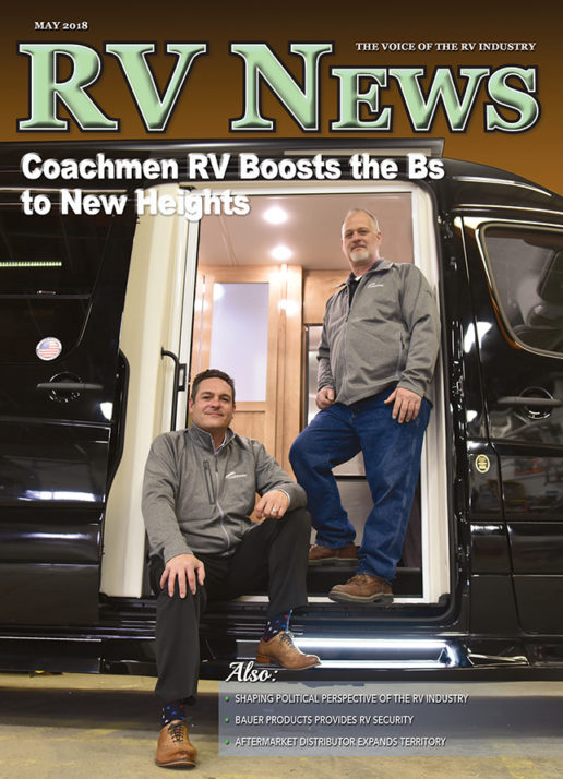 RV News Magazine May 2018 Front Cover