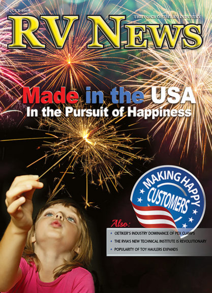 RV News Magazine July 2018 Front Cover