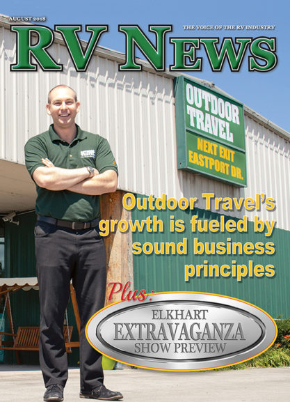 RV News Magazine August 2018 Front Cover