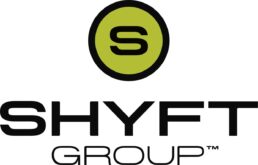 A logo for the Shyft Group