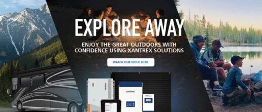 A promotional image for Xantrex RV new summer campaign
