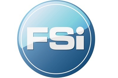 A picture of Future Sales Incorporated's logo. The logo is a blue circle with the letters FSI in the middle.