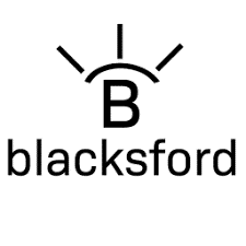A logo for Blacksford RV Rentals