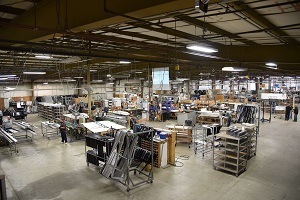 A picture of the Challenger Door production facility