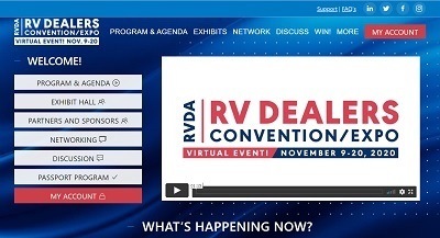 A picture of RVDA Virtual Expo Page