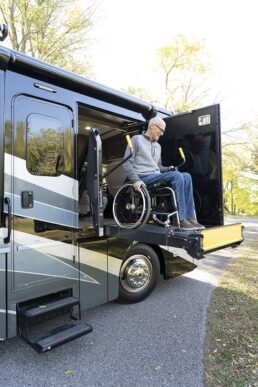 A picture of Winnebago's 2021 Accessibility Enhanced RV line
