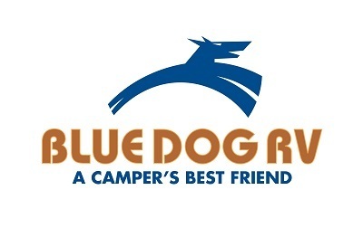 A picture of the Blue Dog RV logo