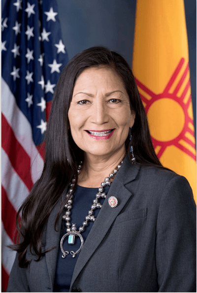 A picture of the Rep. Deb Haaland