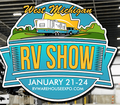 A picture of the 2021 West Michigan RV show hosted by Terry Town RV