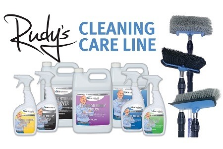 A picture of Dicor's cleaning care line