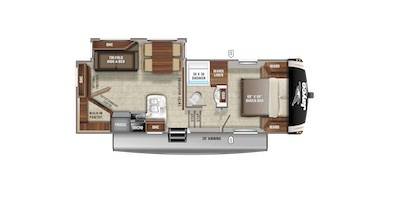 Jayco's 2021 Eagle HT 24RE floorplan