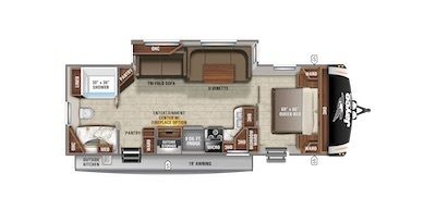 Jayco's 2021 Eagle HT 272RBOK floorplan  