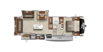 Jayco's 2021 Eagle HT 27RS floorplan 