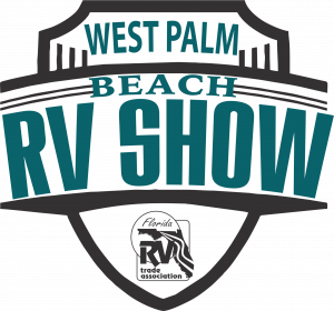 A picture of FRVTA's West Palm Beach RV show logo