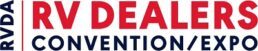 A picture of the RVDA Convention and Expo logo without a year attached