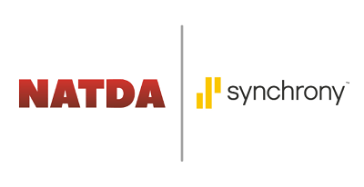 NATDA and Synchrony logos
