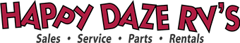 A picture of Happy Daze RV logo