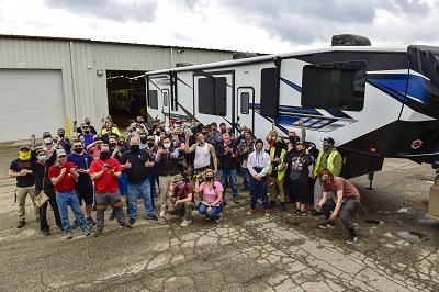 A picture of the Heartland RV's Road Warrior team