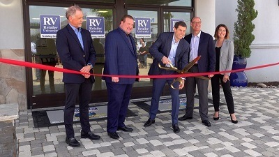 A picture RV Retailer's opening of training facility in Texas