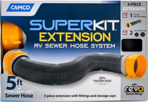 Camco 39272 3" Wye Sewer 2 Hoses Fitting