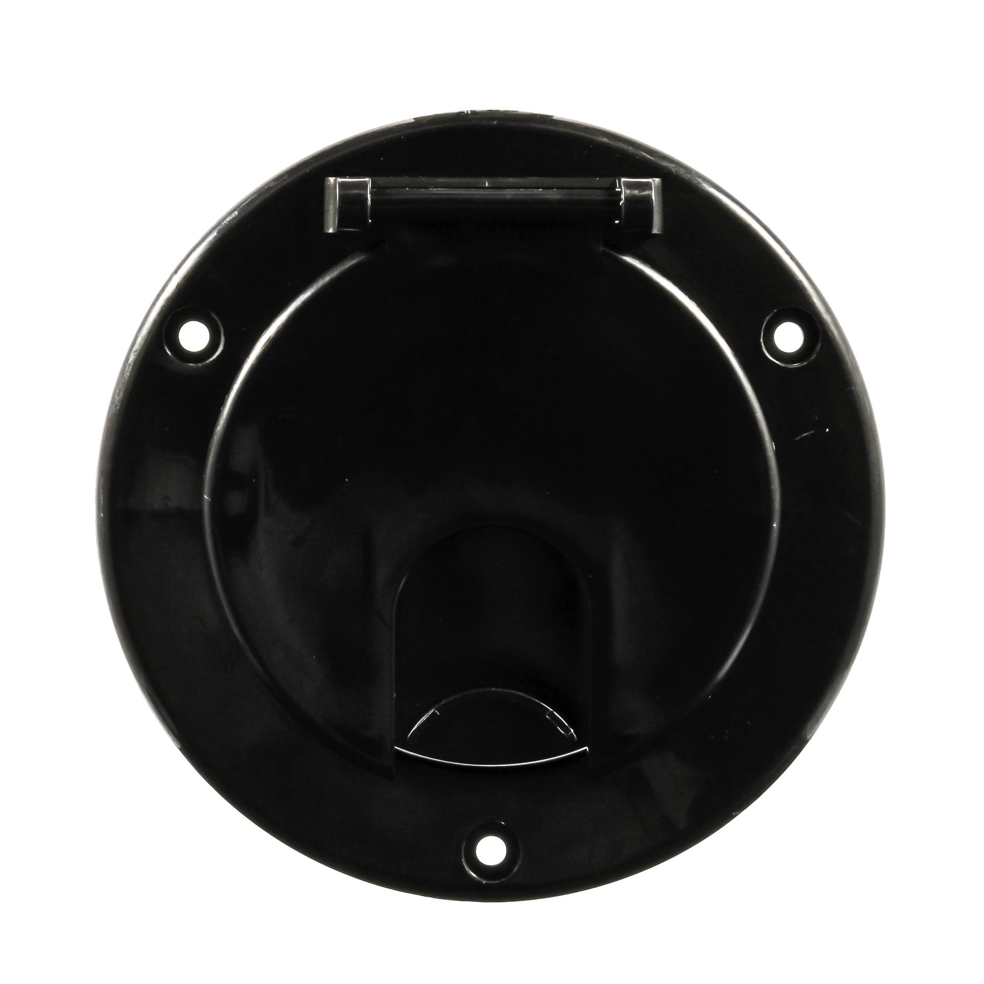 Electric Cable Hatch W/ Back, White RV News