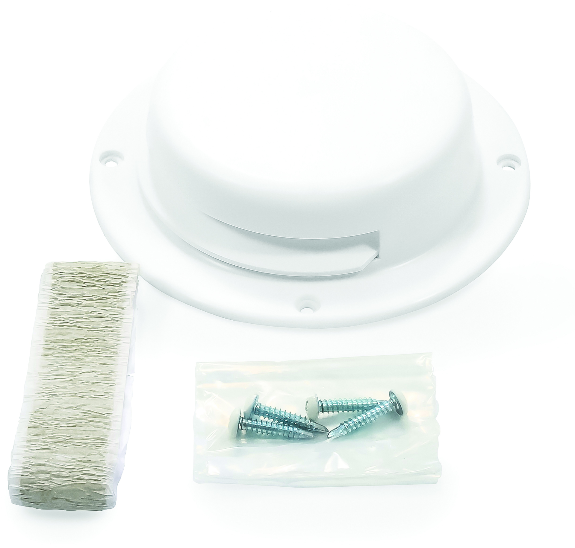 Roof Vent Assembly, Round, White RV News