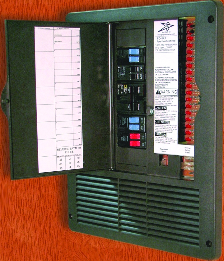 AllInOne 240v, 50 Amp Ac/dc Distribution Panel With 60 Amp Converter