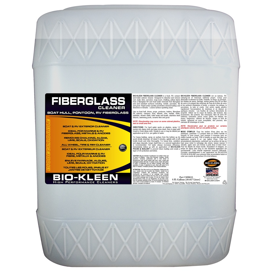 BioKleen Fiberglass Cleaner, 5 Gallon RV News