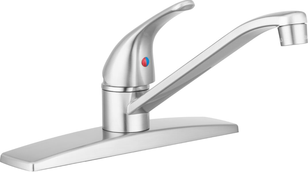 Single Lever RV Kitchen Faucet Brushed Satin Nickel RV News