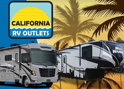 A picture of California RV Outlets grand opening promo