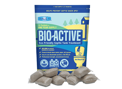 A picture of Walex Bio-Active Septic product in new recyclable packaging