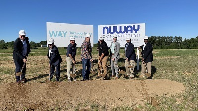 A picture of Ways groundbreaking event at new Elkhart facility