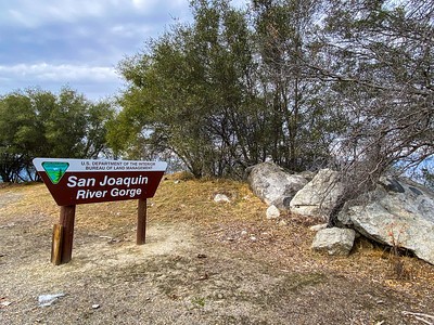 A picture of the Bureau of Land Management sign at the San Joaquin River Gorge in California