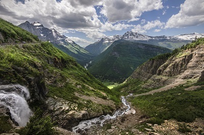 A picture of Going to the Sun Road at Glacier National Park in Montana