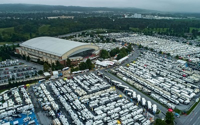 An aerial overview picture of the PRVCA annual Hershey trade show