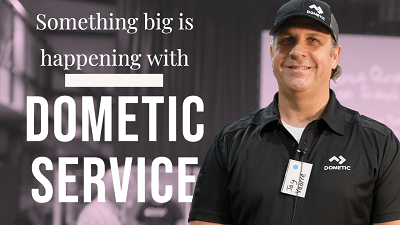 A picture of Dometic Service announcing a new pilot program launch