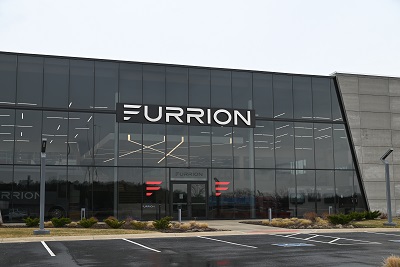 A picture of the exterior of the Furrion headquarters in Elkhart, Indiana