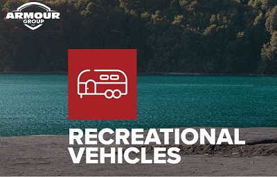 A picture of the Armour Group logo and webpage in Canada