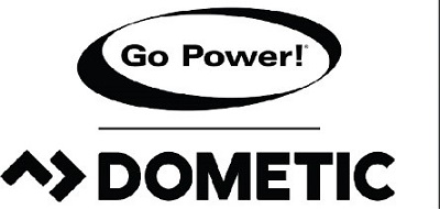 A picture of the new Go Power! logo after its acquisition by Dometic