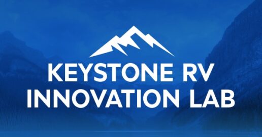 A picture of Keystone RV's Innovation Lab logo.