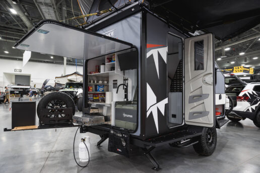 Lance Camper's latest prototype camper at the 2021 SEMA Show featuring the Enduro concept travel trailer.