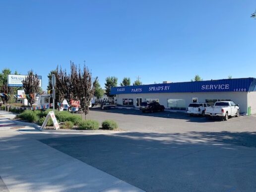 A picture of Sprad's RV Dealership in Reno, Nevada