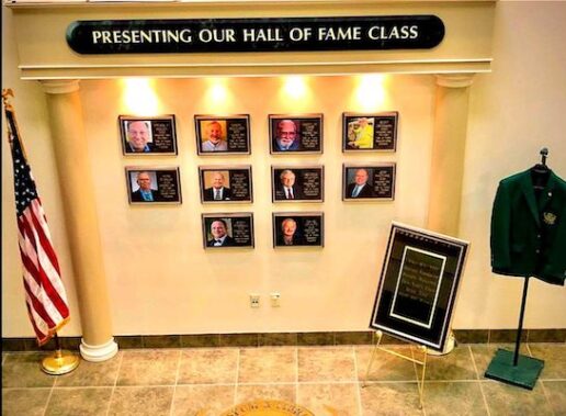 A photo of the 2022 inducted members of the RV/MH Hall of Fame.
