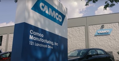 A picture of the Camco Manufacturing headquarters building