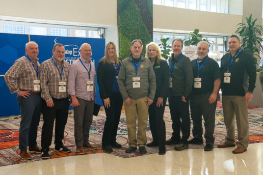 Venture Co-op members pose for a photo at the 2022 NTP-Stag expo