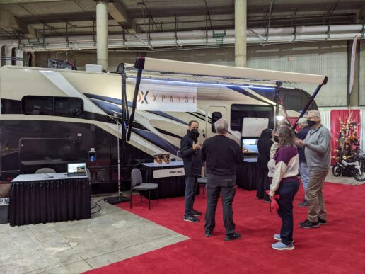 The Xpanse awning was debuted to consumers in Tacoma, Washington