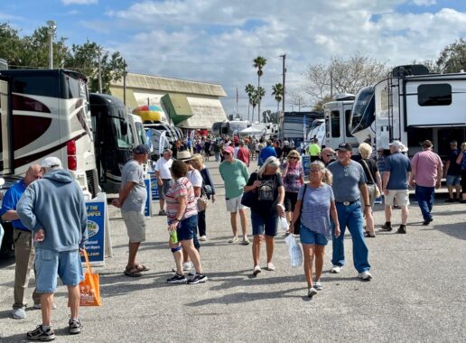 The 36th annual Fort Myers RV Show organizers reported strong show attendance, with huge dealer and vendor sales.
