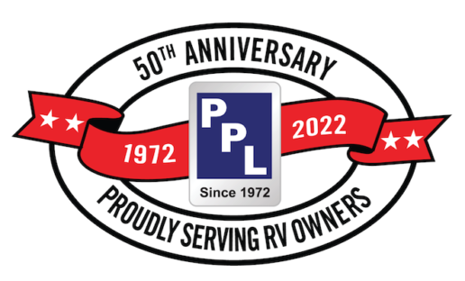 PPL Motor Homes revamped its logo for its 50th anniversary.